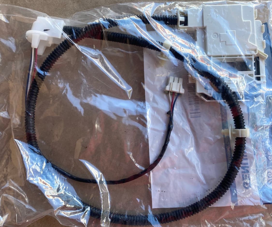 New Genuine OEM GE Washer Lid Lock & Harness GTW500ASN6WS WH08X33879