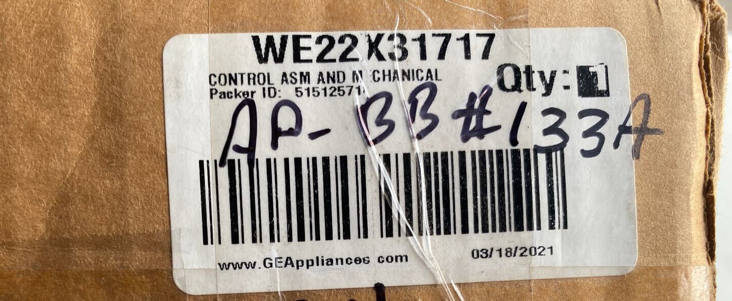 Genuine OEM GE  Washer Main & User Interface Control Board WE22X31717 — thumbnail 5