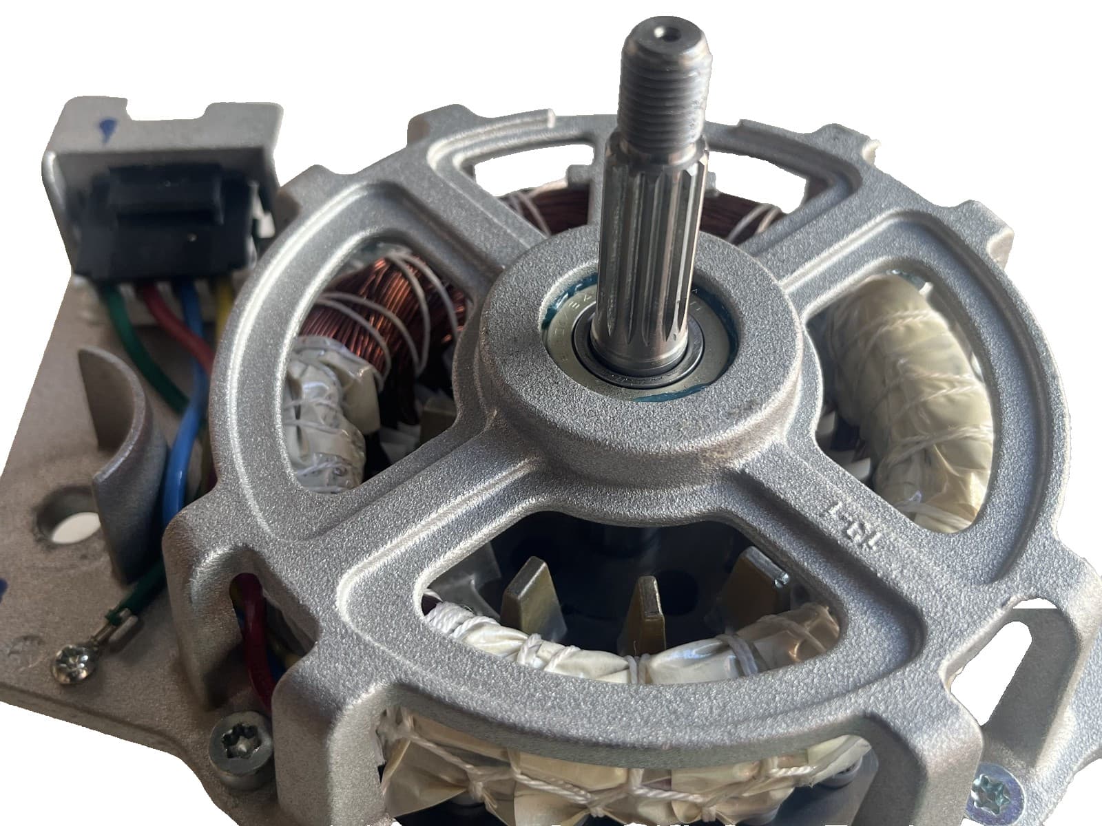 WH49X25375 OEM  GE  Washer 1/2 HP Motor and Nut  New Genuine — thumbnail 3