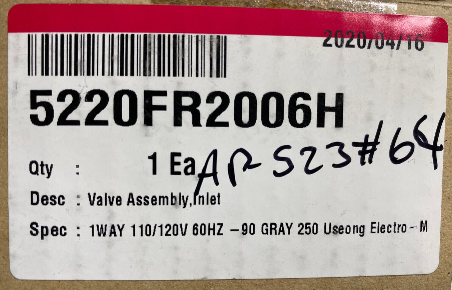 NEW Genuine OEM  LG Water Inlet Valve Assembly 5220FR2006H — thumbnail 6