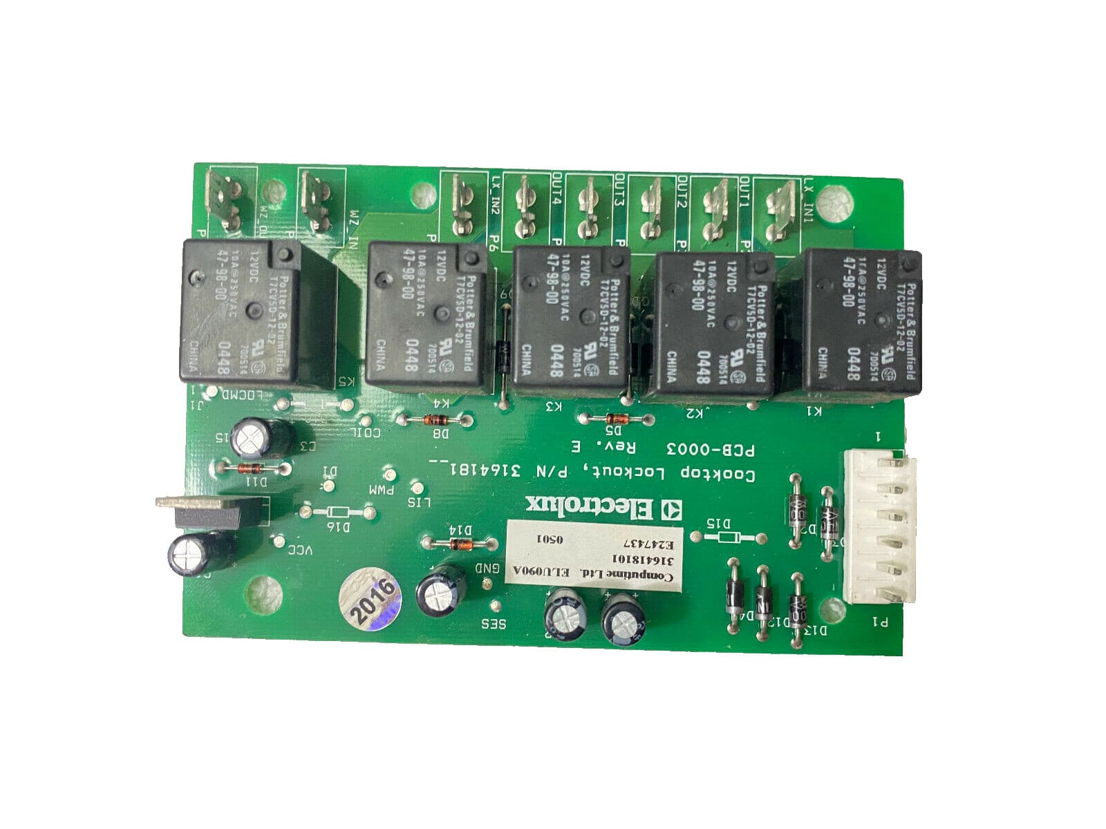 316418101 OEM Frigidaire Range Cooktop Lock-Out Board Genuine
