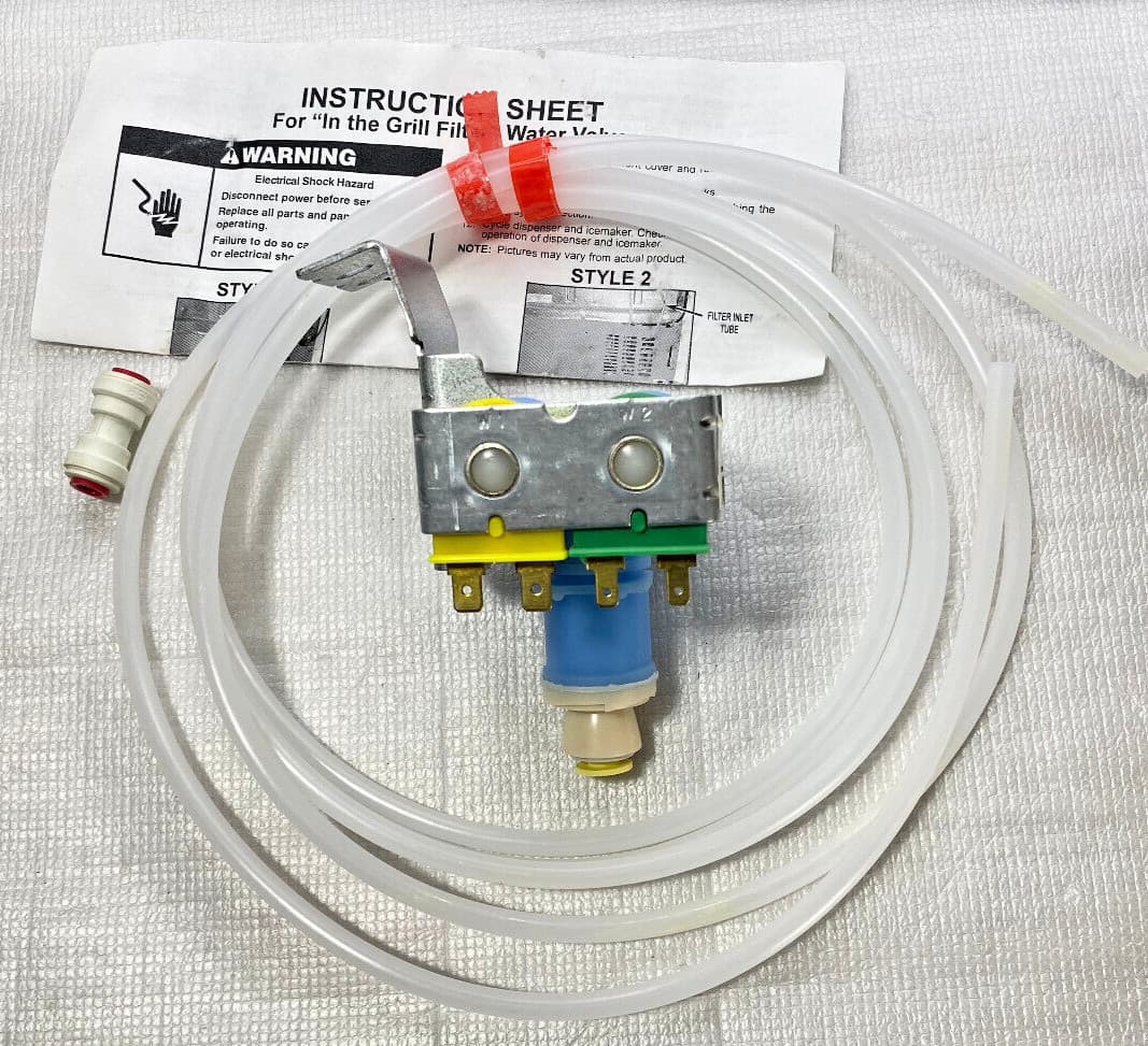 New Genuine OEM Whirlpool Water Inlet Valve Kit W10822681 — thumbnail 2
