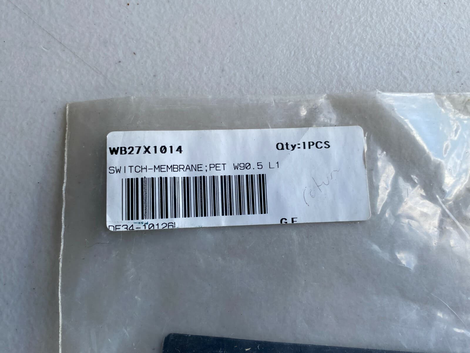 New Genuine GE Switch Membrane WB27X1014 — thumbnail 4