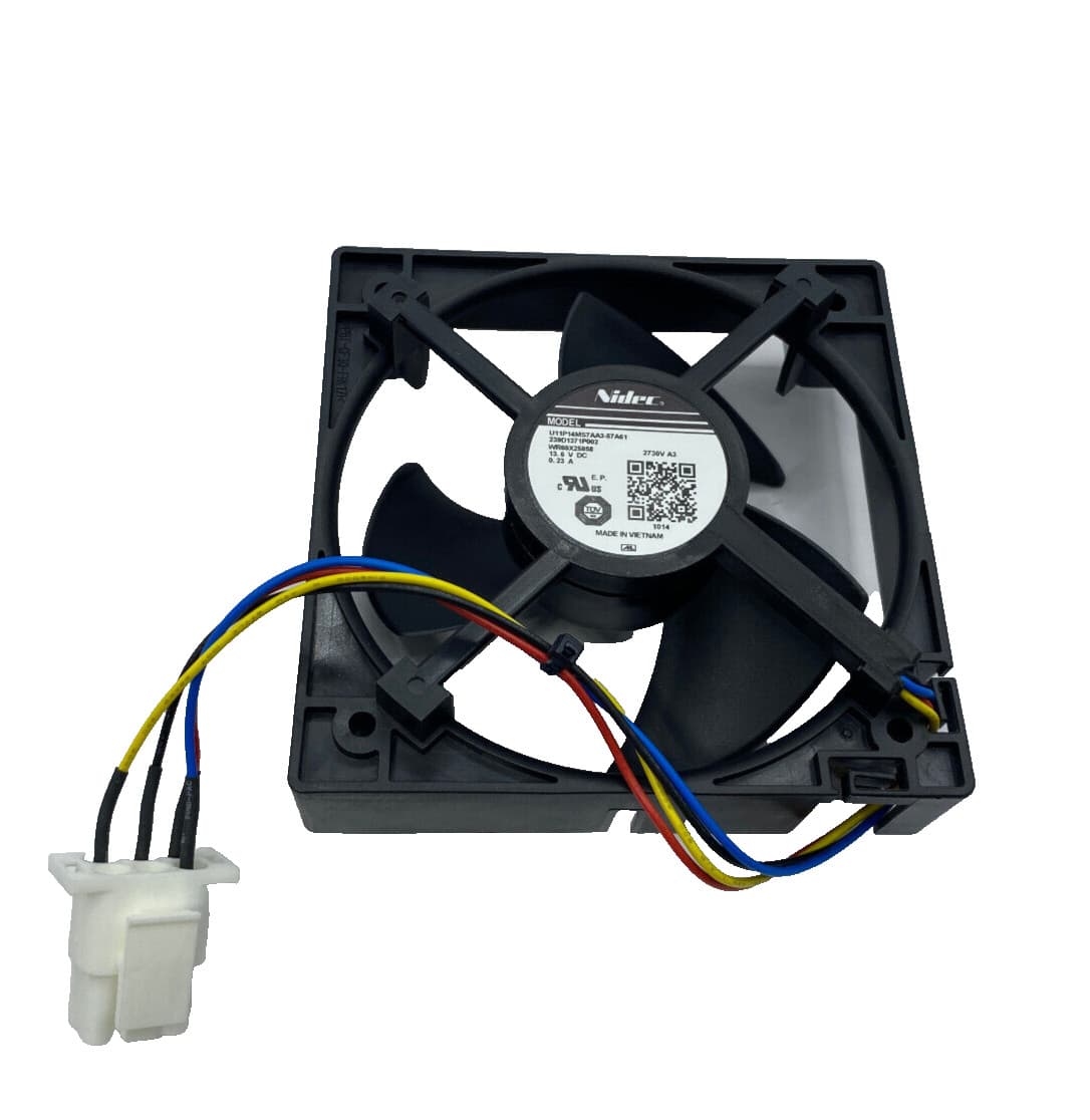 New Genuine OEM GE Refrigerator Evaporator Fan Motor WR60X25858 — thumbnail 2