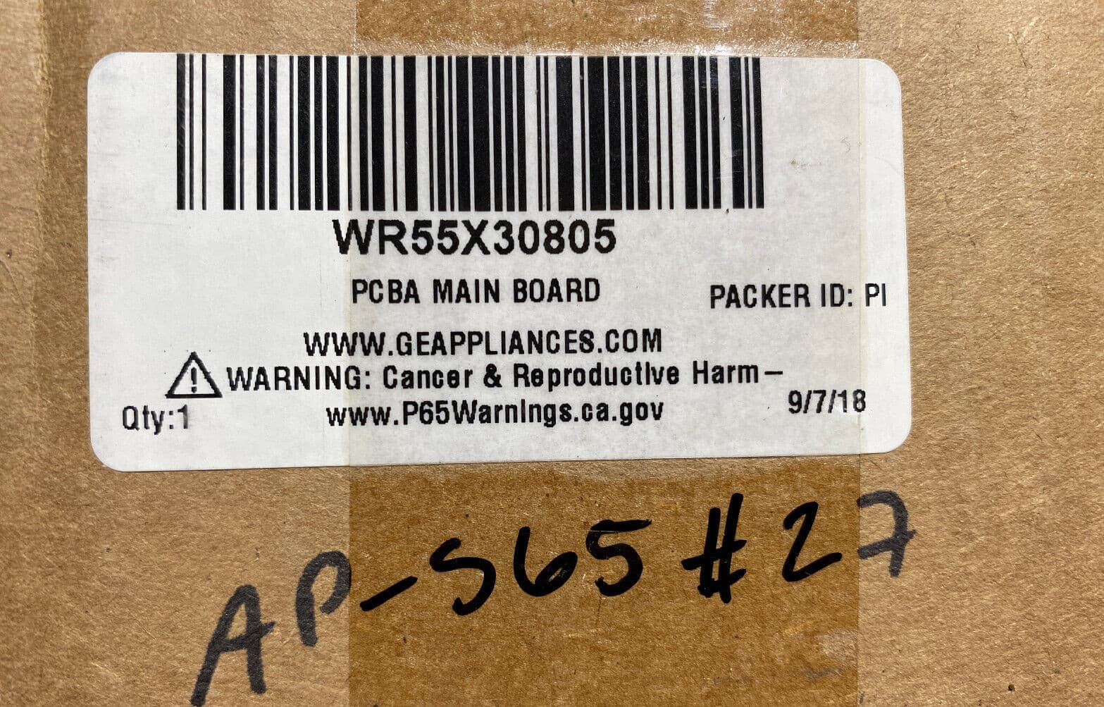 Genuine OEM GE Refrigerator Control Board WR55X30805 — thumbnail 4