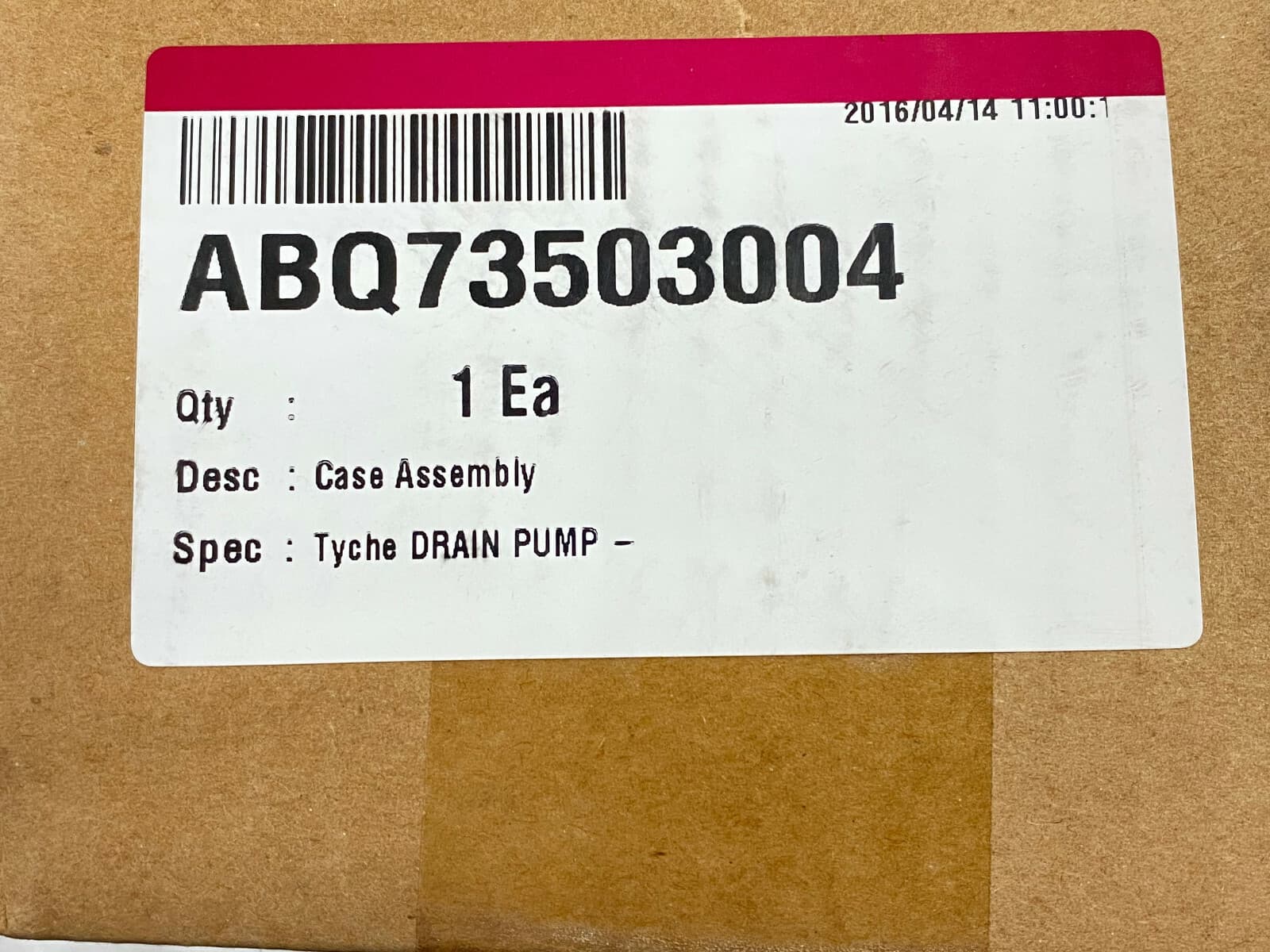 New Genuine OEM LG Dishwasher Drain Pump ABQ73503004 — thumbnail 4
