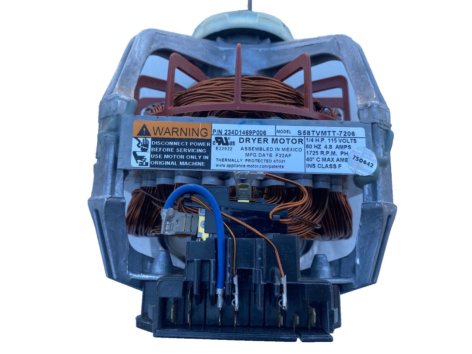 New Genuine OEM GE Dryer Drive Motor GTD72EBPN0DG  WE49X28295 — thumbnail 6