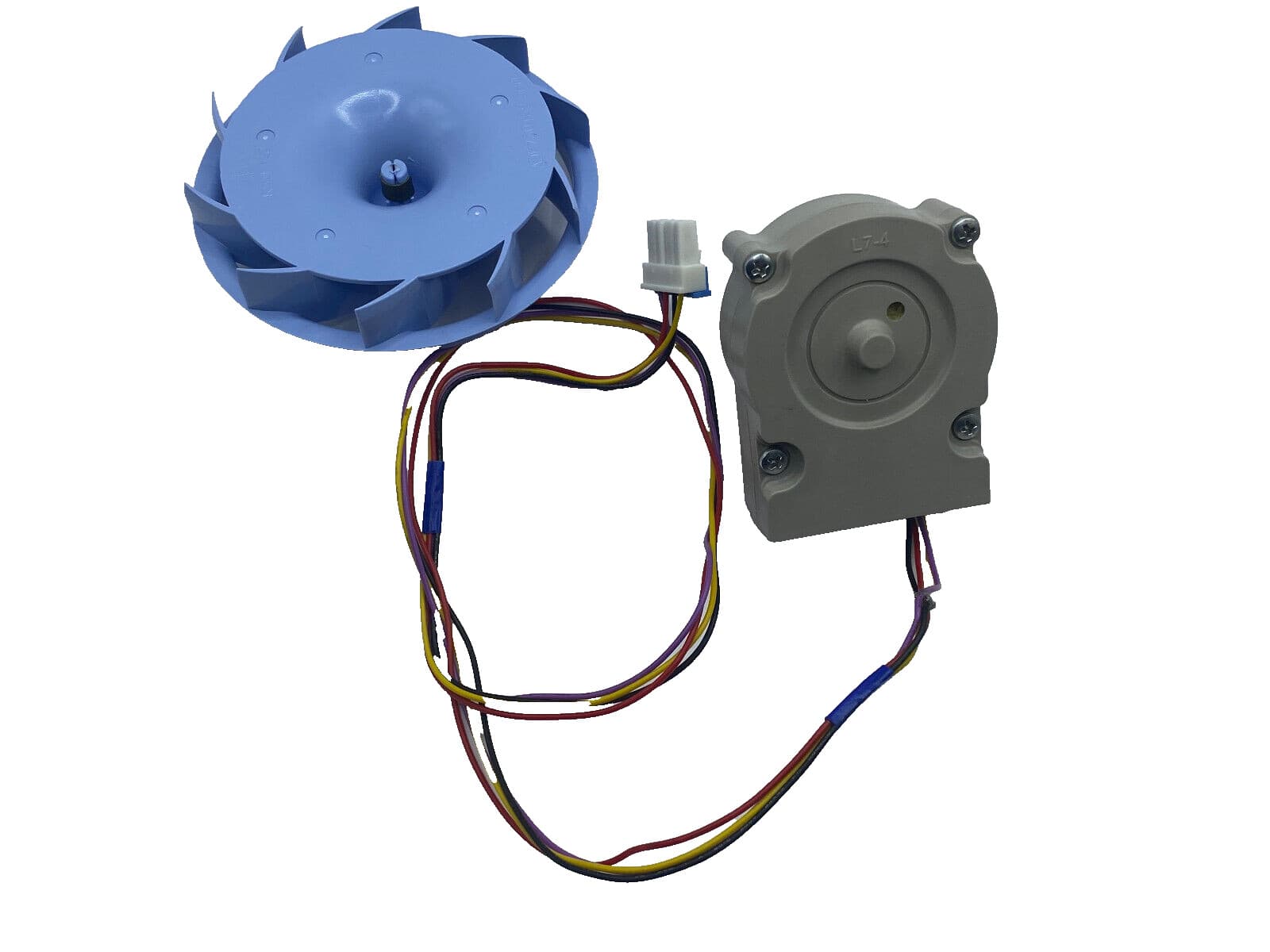 Genuine OEM LG Refrigerator Condenser Fan Motor and Blade EAU63103205 — thumbnail 2
