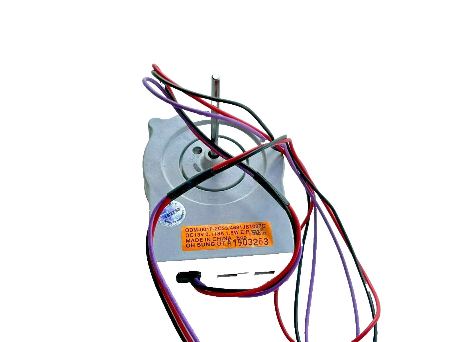 New Genuine LG Refrigerator Fan Motor 4681JB1027C — thumbnail 2
