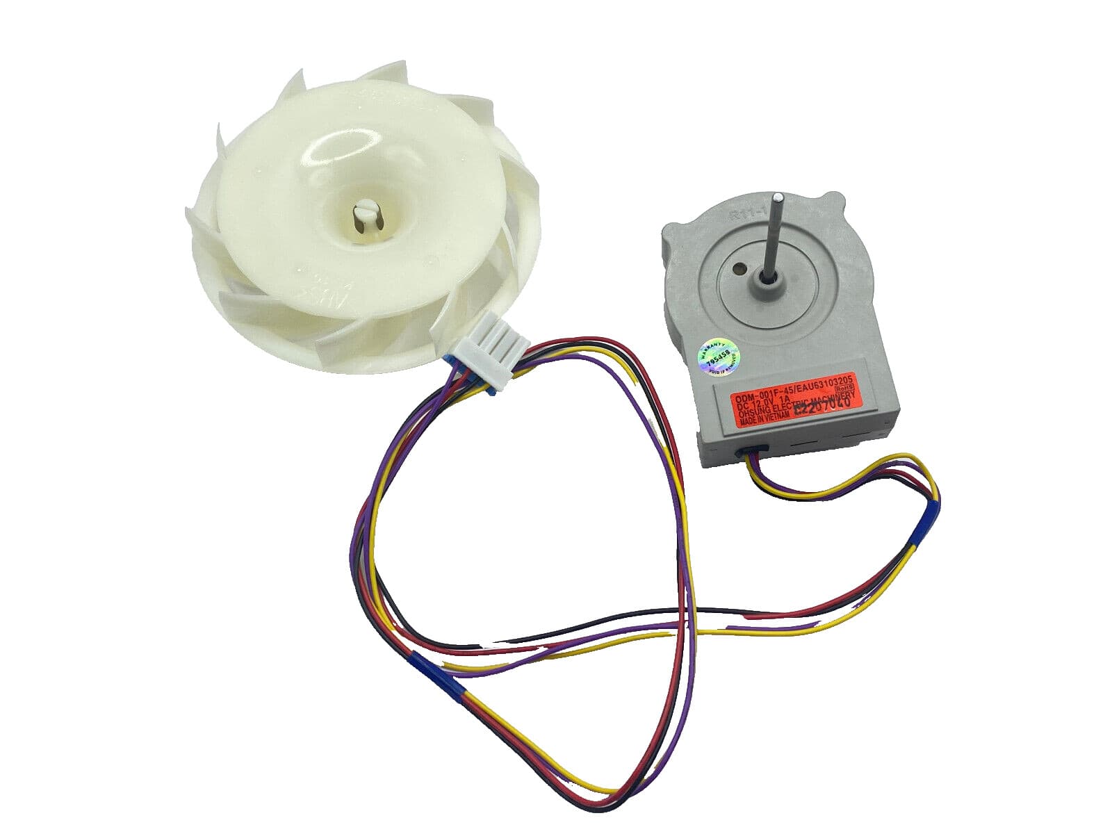 Genuine OEM LG Refrigerator Condenser Fan Motor and Blade EAU63103205 — thumbnail 8