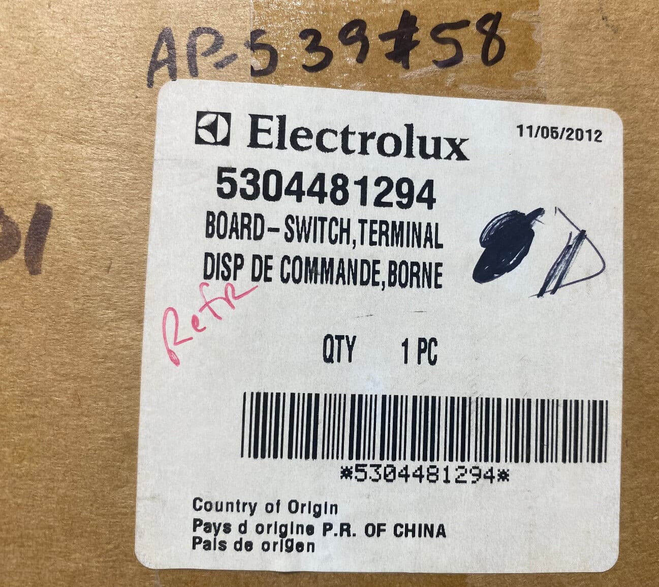 5304481294 New Genuine OEM Frigidaire Refrigerator Electronic Control Board — thumbnail 8
