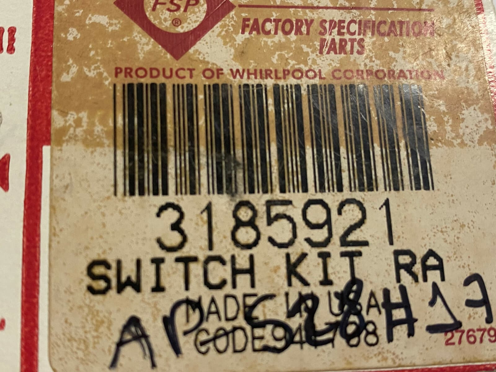 New Genuine Whirlpool  Switch-Lmit Kit 3185921 (3178672) — thumbnail 4