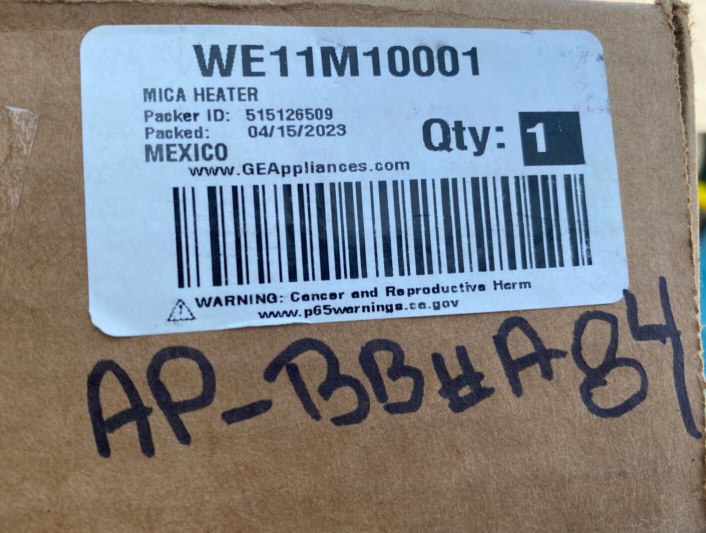 WE11M10001 OEM GE Dryer Heating Element New Genuine — thumbnail 4