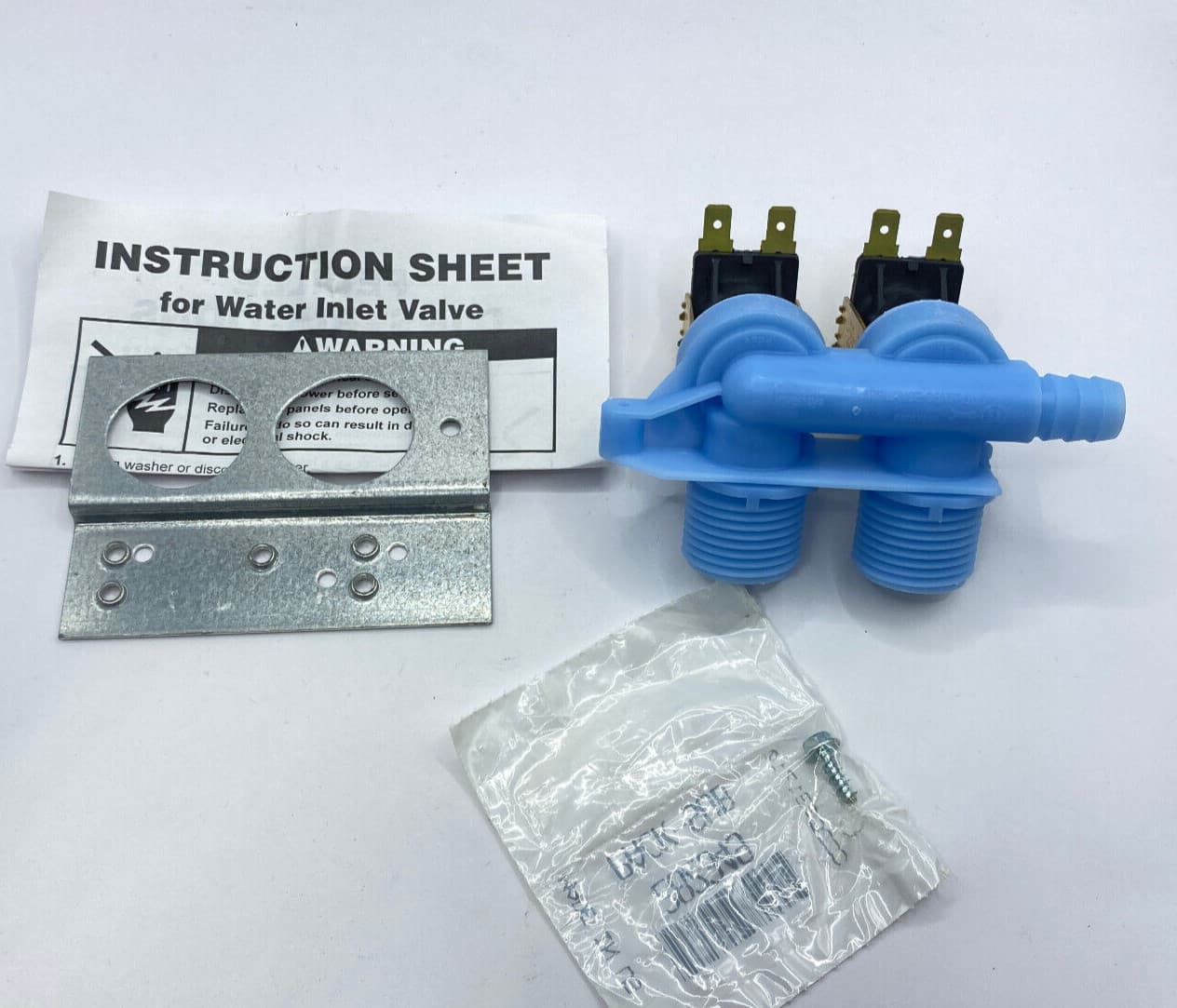 New Genuine  OEM Whirlpool Washer Water Inlet Valve 285805 — thumbnail 14