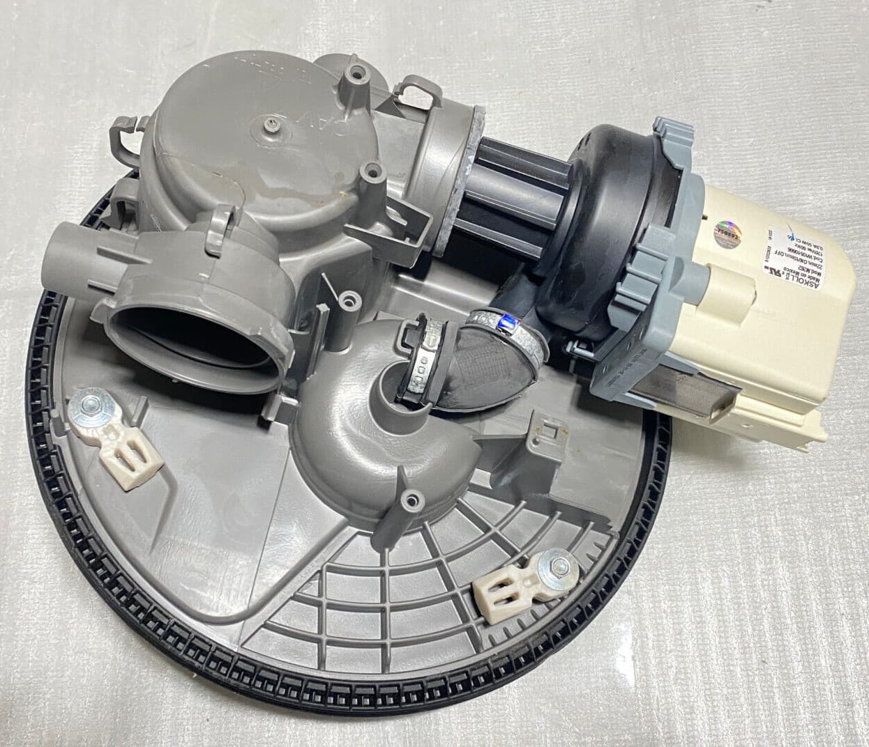 New Genuine OEM Whilpool Dishwasher Pump and Motor Assembly WPW10482480