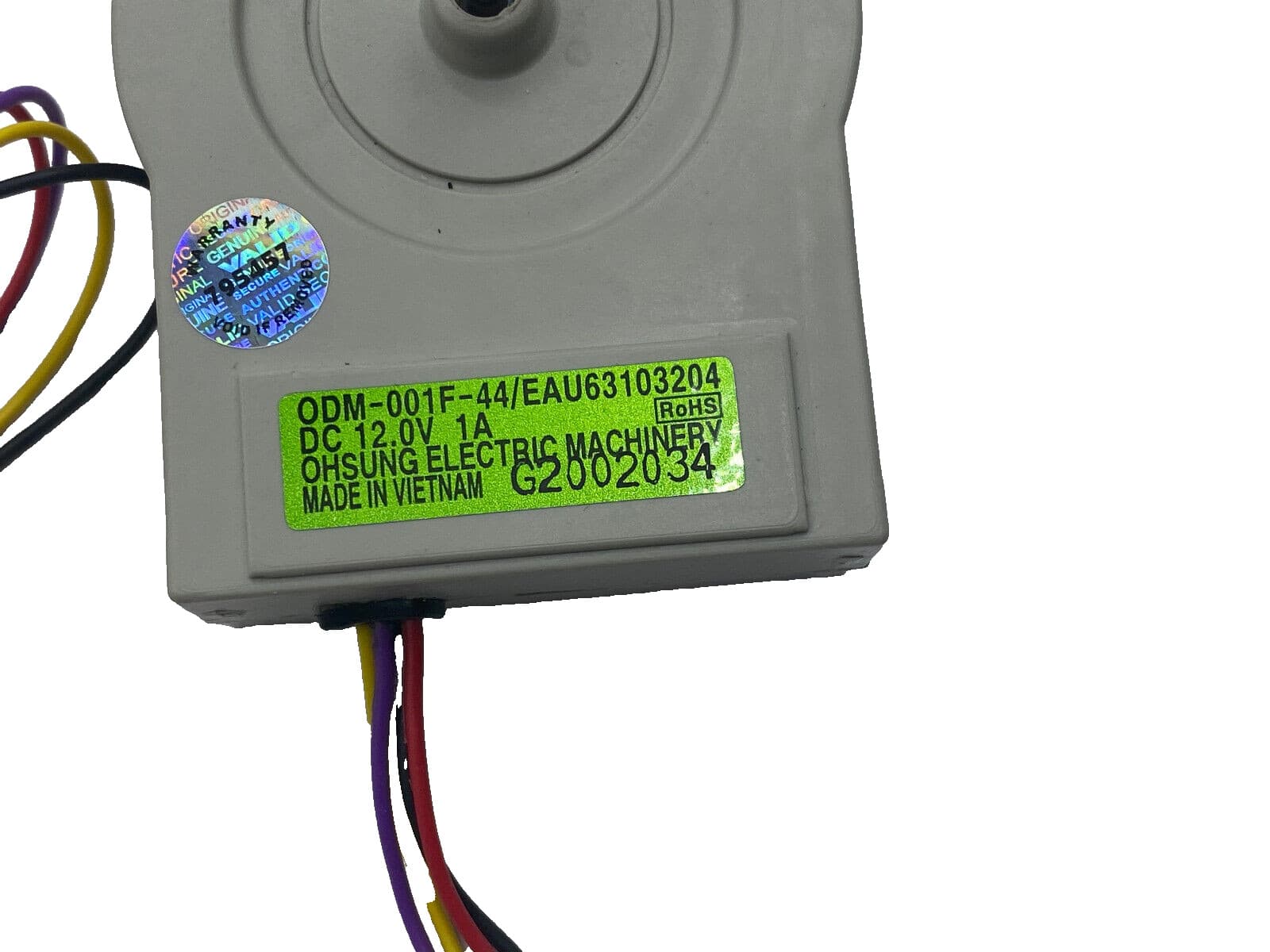 Genuine OEM LG Refrigerator Condenser Fan Motor and Blade EAU63103204 — thumbnail 4