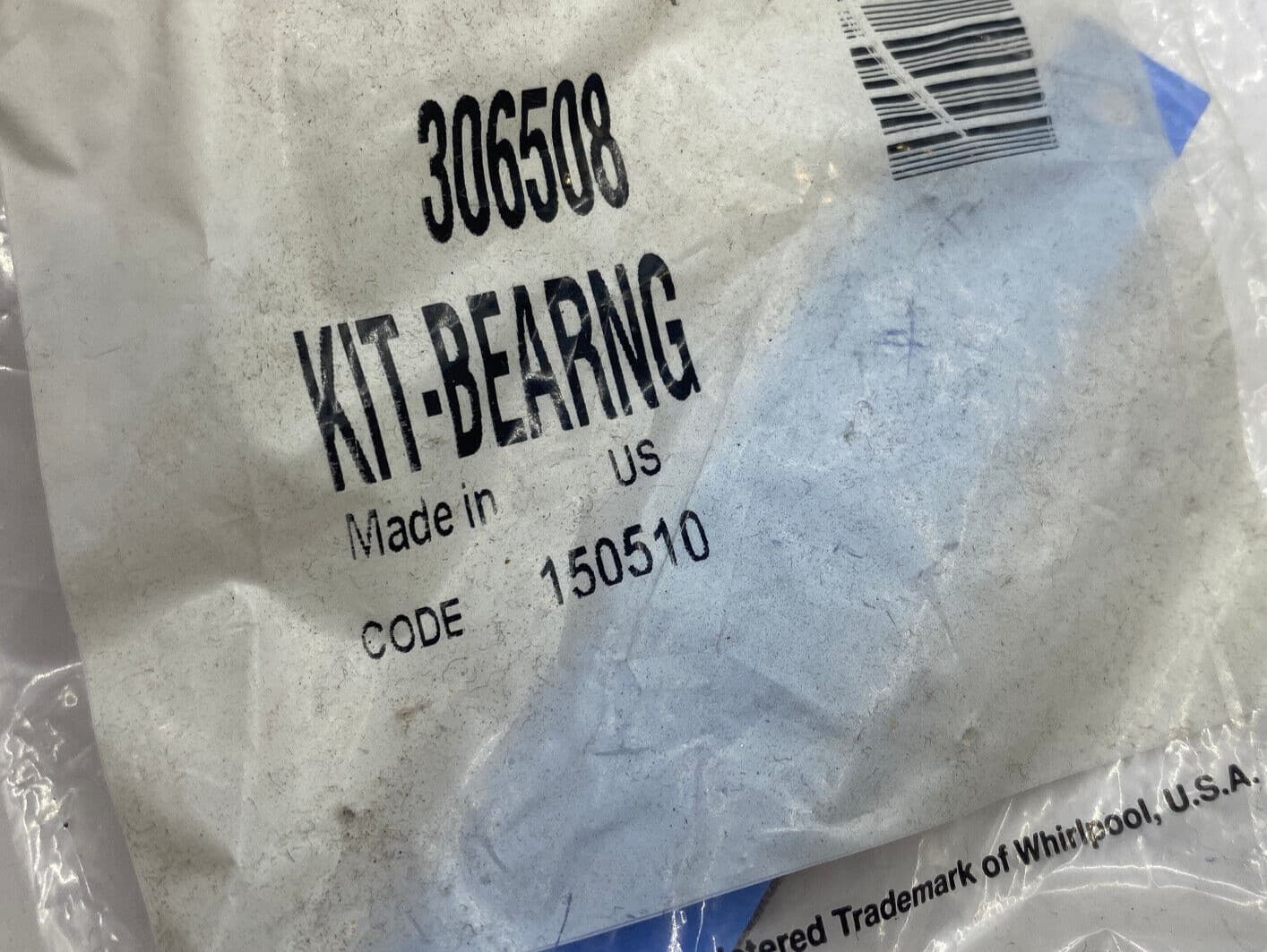 New Genuine OEM Whirlpool Dryer Drum Bearing Kit  (2PACK)  306508 — thumbnail 4
