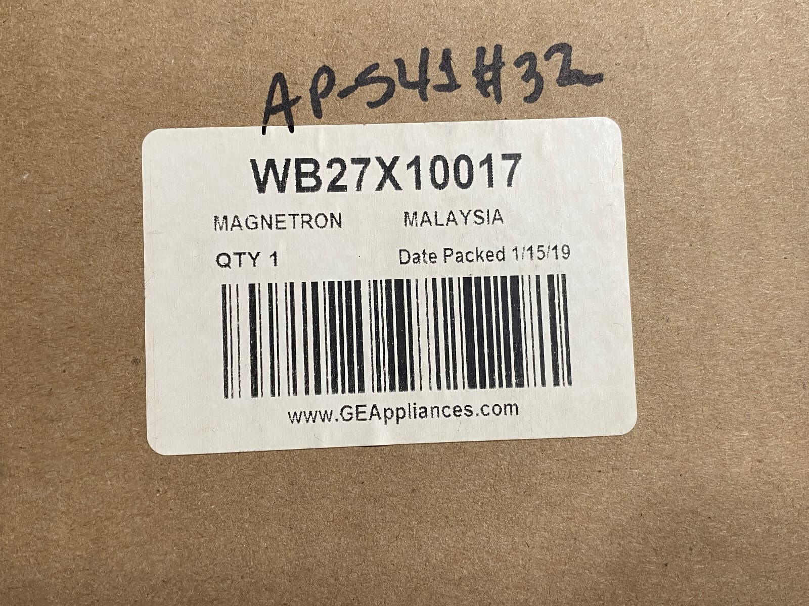WB27X10017 OEM  GE Microwave Magnetron NEW Genuine — thumbnail 12