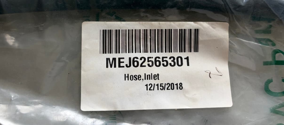 MEJ62565301  OEM LG Washer Inlet Hose New Genuine — thumbnail 2