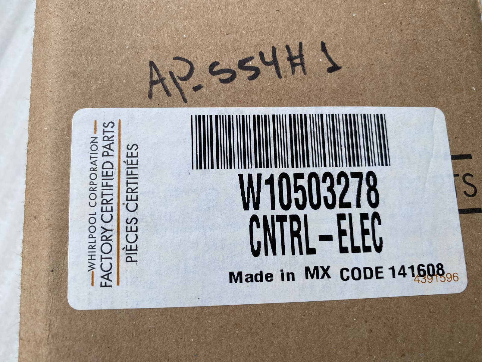 Genuine Whirlpool Electronic Control Board W10503278 — thumbnail 12