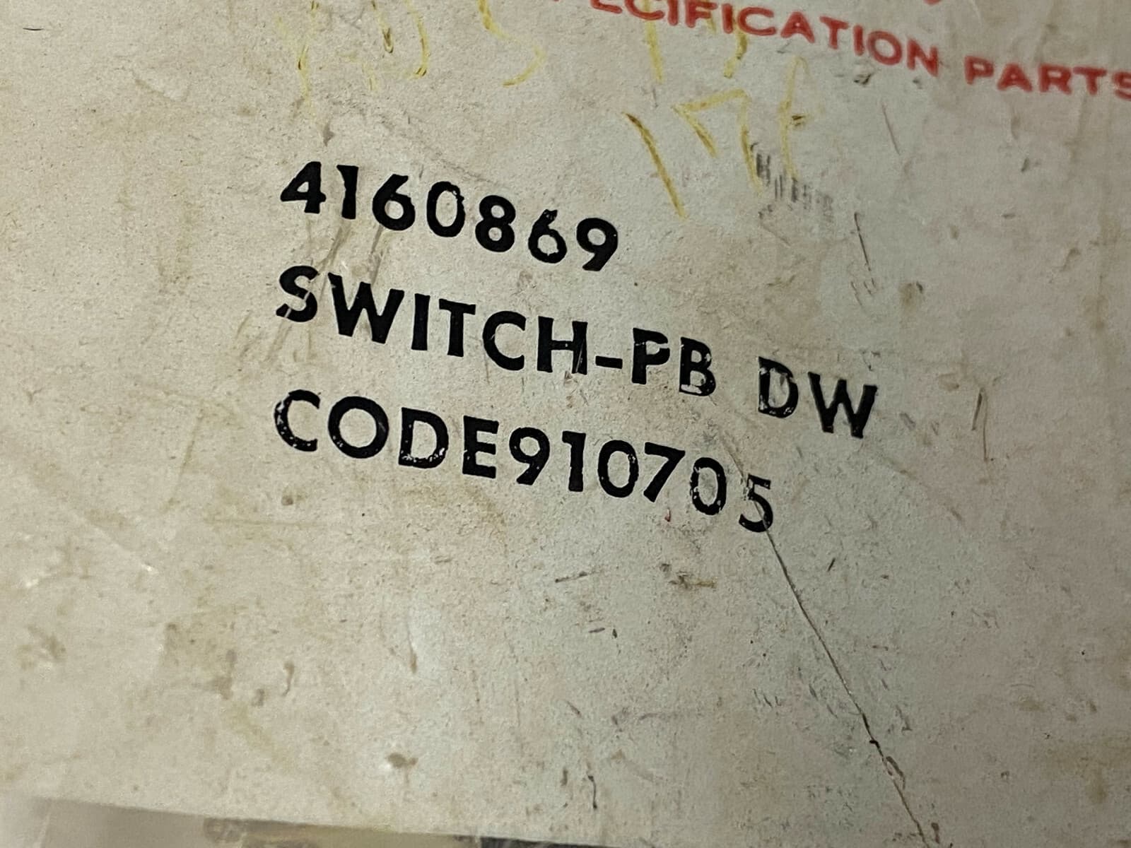 Genuine OEM Whirlpool Switch 4160869 — thumbnail 4