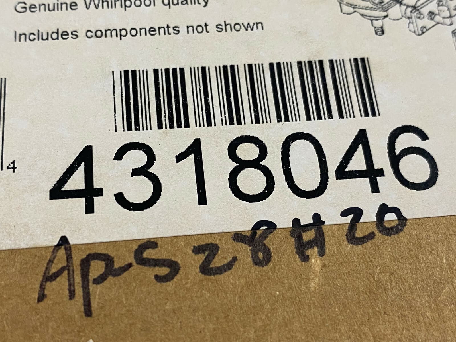 4318046  NEW OEM Genuine Whirlpool Refrigerator Water Inlet Valve Kit — thumbnail 7
