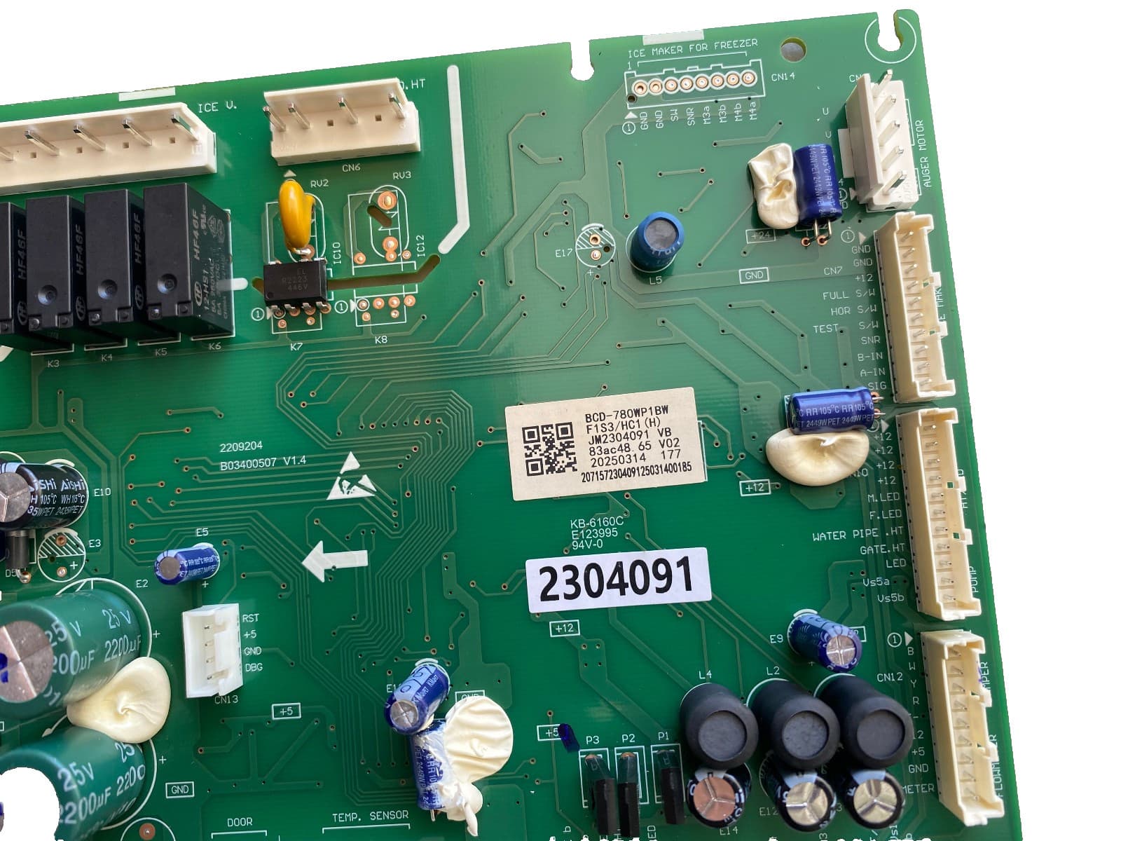 K2304091  OEM Hisense Refrigerator Main Control Panel MRM260N6TSE New Genuine — thumbnail 6