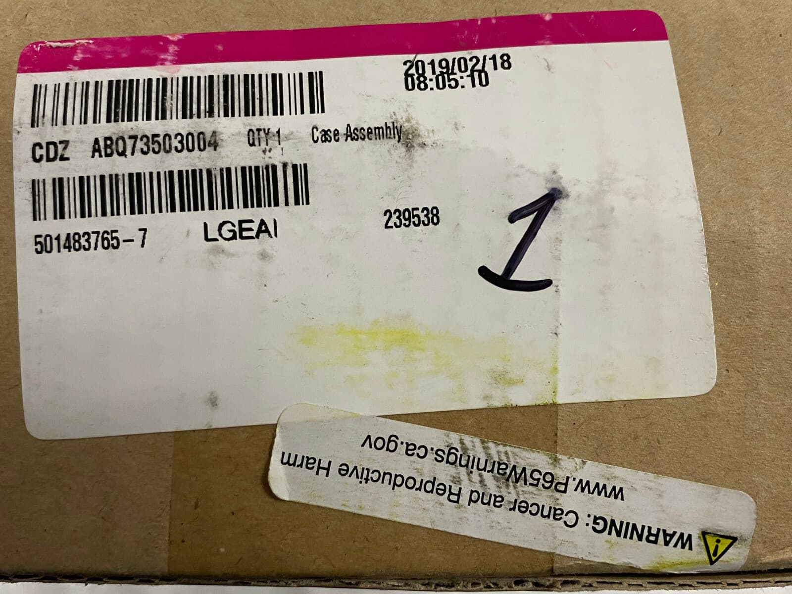 New Genuine OEM LG Dishwasher Drain Pump ABQ73503004 — thumbnail 7