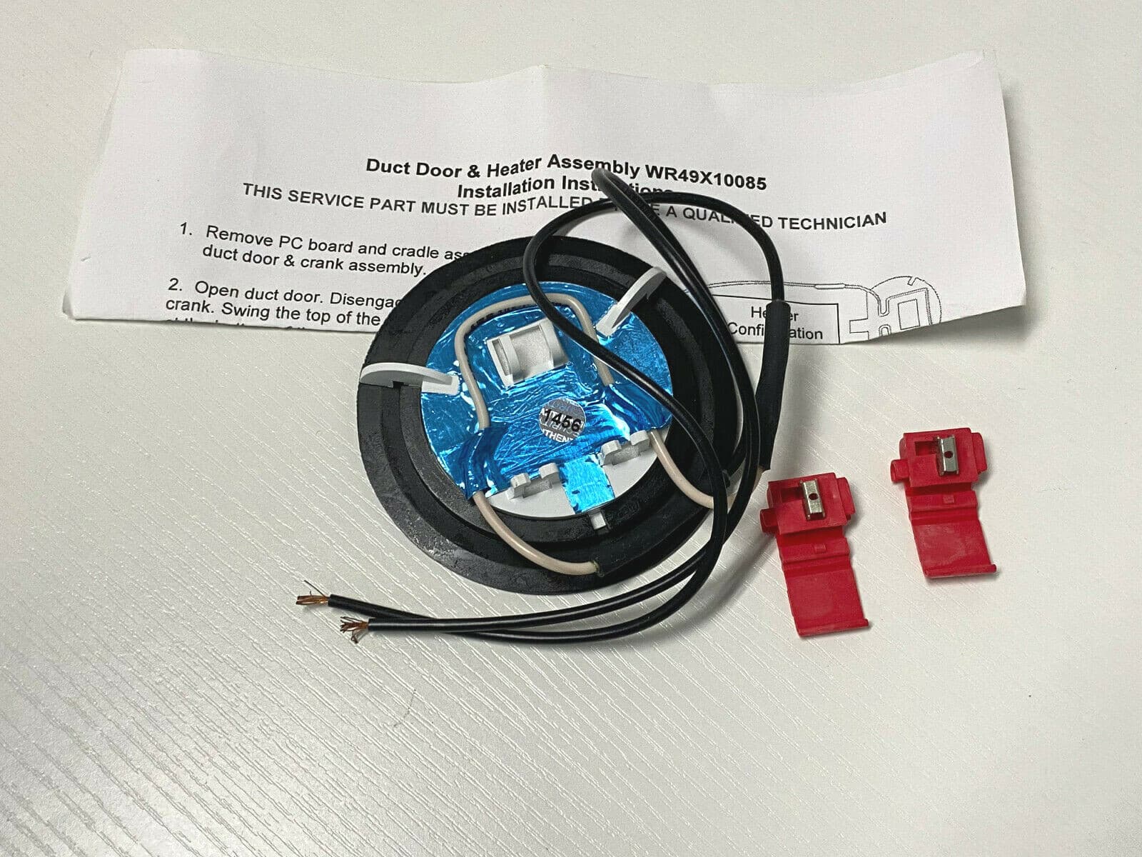 NEW Genuine  GE Refrigerator Dispenser Heater Kit WR49X10085 — thumbnail 5