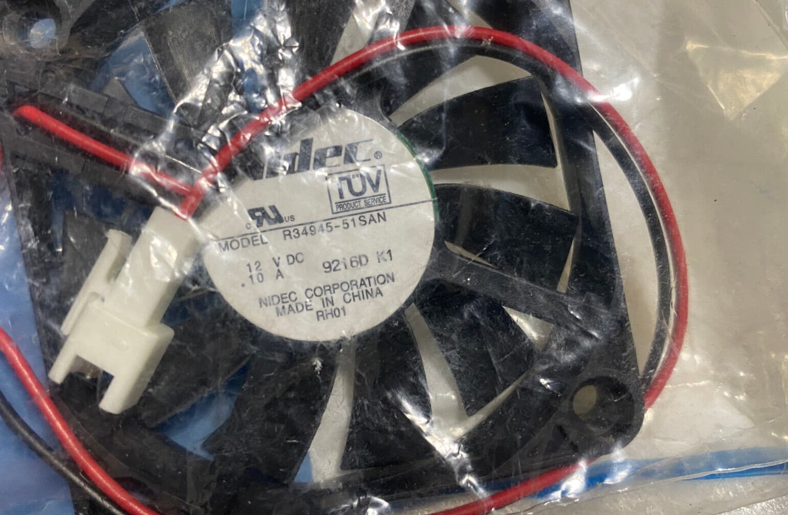 New Genuine OEM Frigidaire Refrigerator Fan Motor R34945-51SAN 241870801 — thumbnail 2
