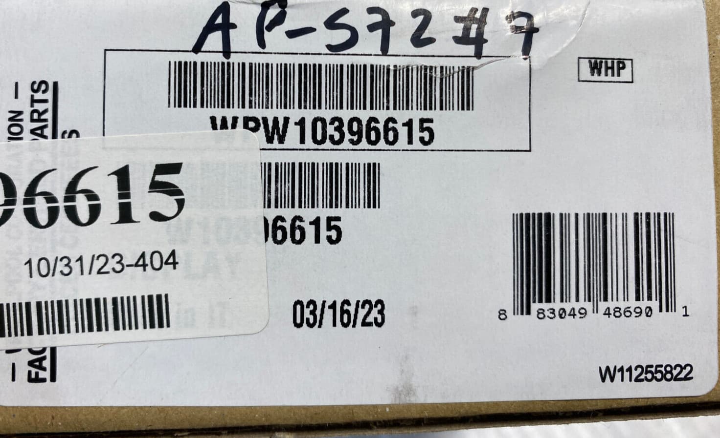 New Genuine OEM Whirlpool User Control and Display Board WPW10396615 — thumbnail 5