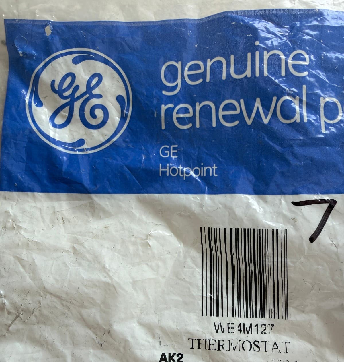 WE4M127 Dryer Thermostat OEM New Genuine — thumbnail 2