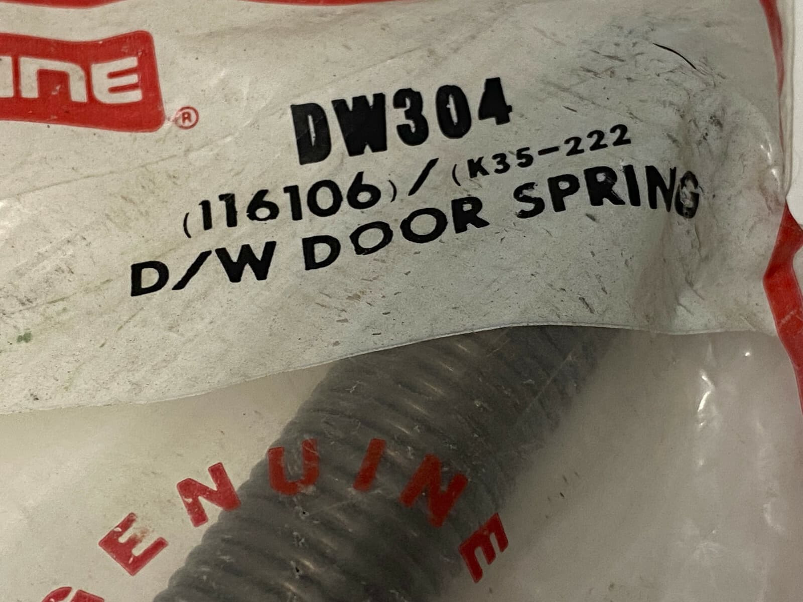 Gemline Door Spring  DW304 — thumbnail 3