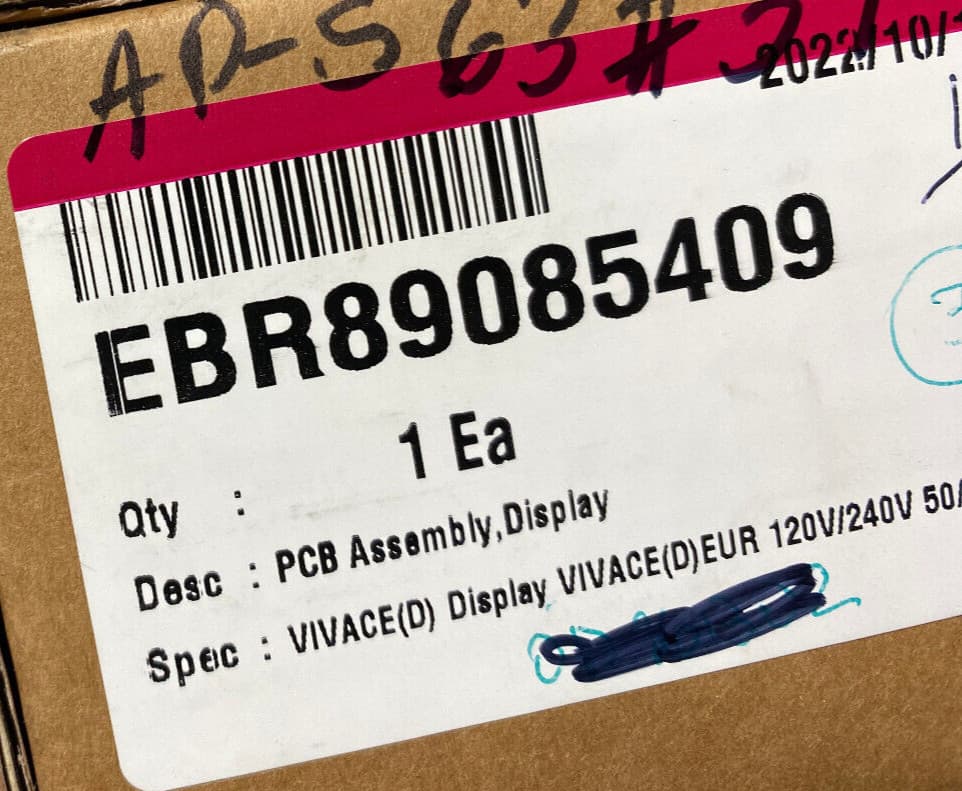 EBR89085409  OEM LG Dryer Display Control Board New Genuine — thumbnail 6