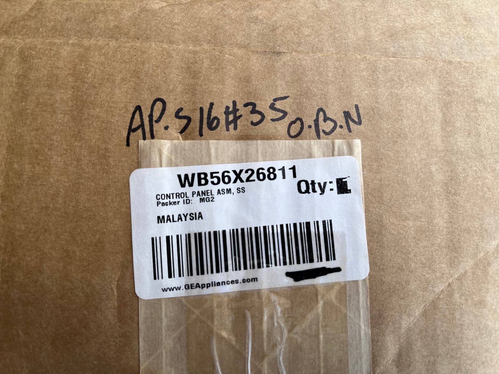 Genuine GE Microwave Control Panel Asm Ss WB56X26811 — thumbnail 4