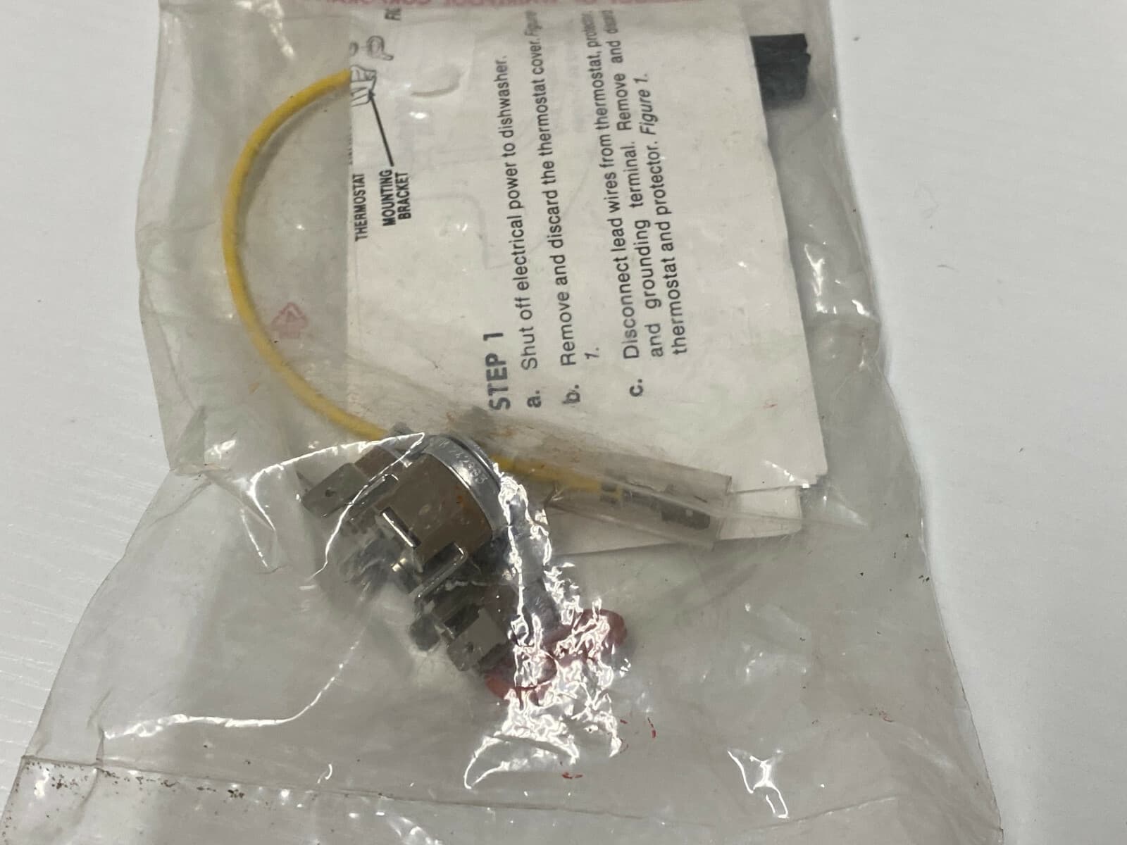 Genuine OEM Whirlpool Dishwasher Thermostat 4163588