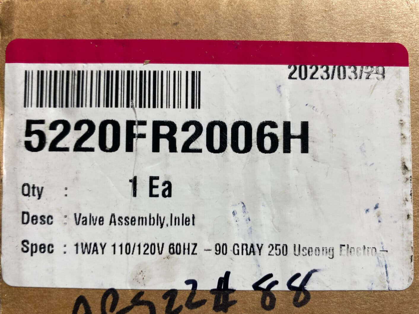NEW Genuine OEM  LG Water Inlet Valve Assembly 5220FR2006H — thumbnail 5