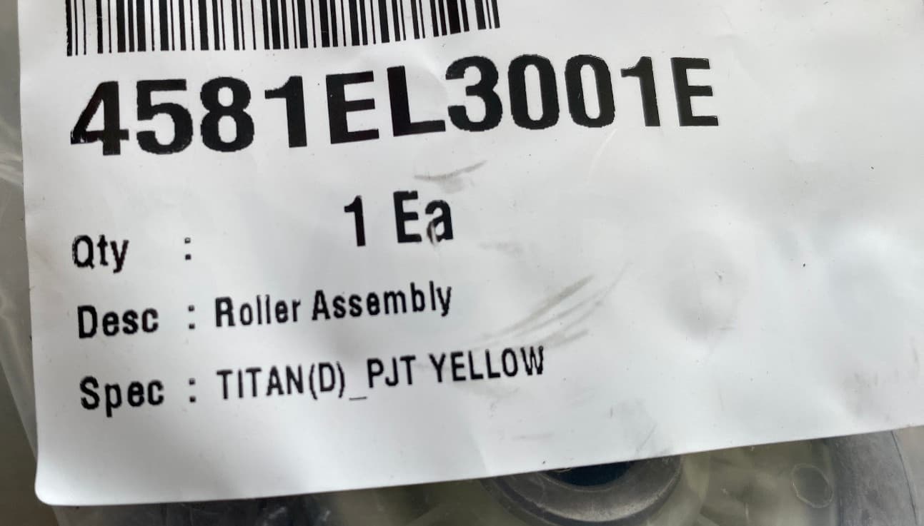 4581EL3001E OEM LG Dryer Drum Roller Kit (Set of 4)  New Genuine — thumbnail 3