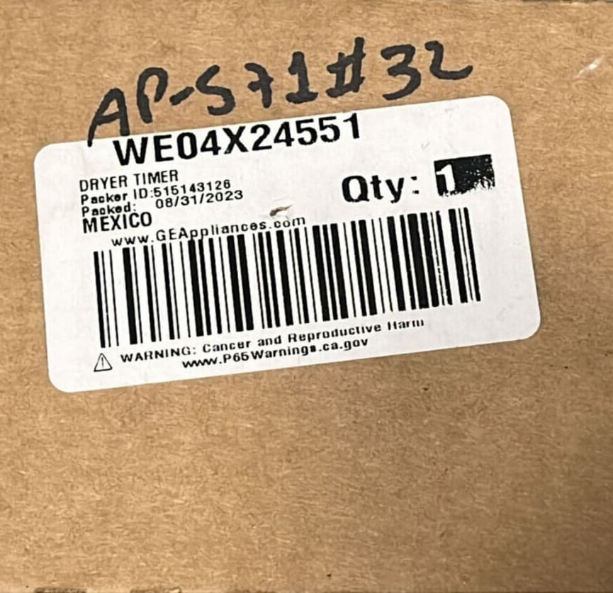 New Genuine OEM GE Dryer Timer WE04X24551 — thumbnail 5