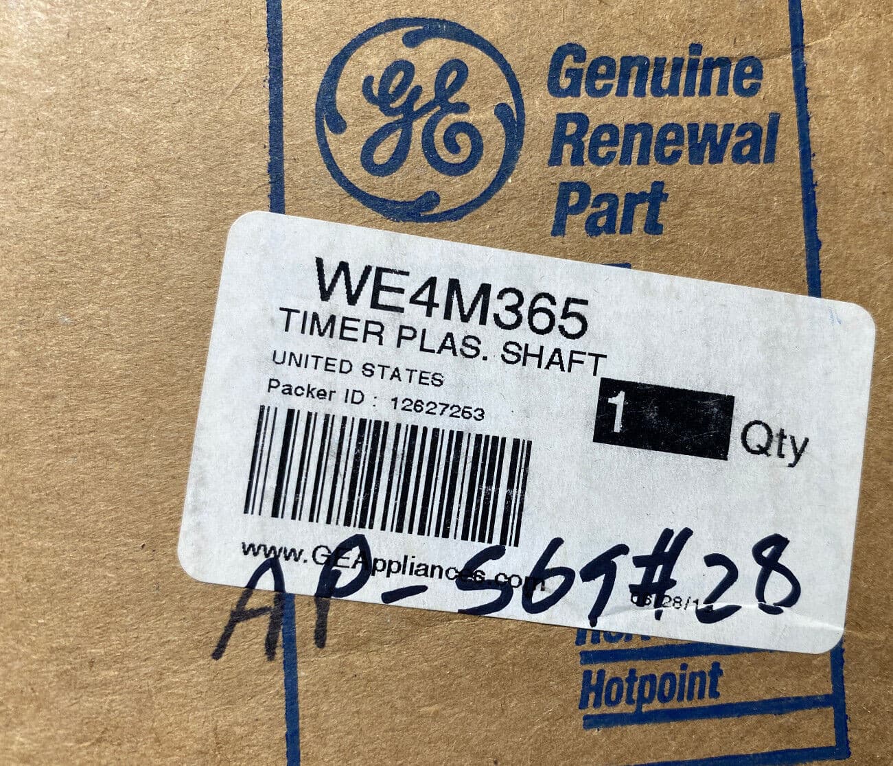 New Genuine OEM GE Dryer Timer WE4M365 — thumbnail 4