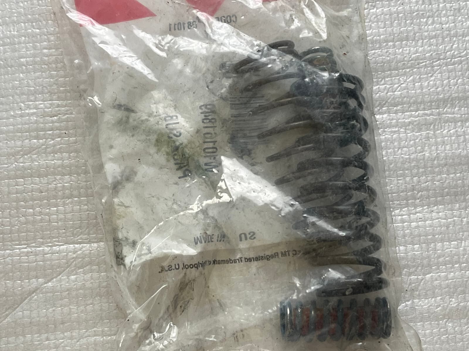 New Genuine  Whirlpool Pack-Sub Washer Spring Brake Kit W10161849 — thumbnail 3