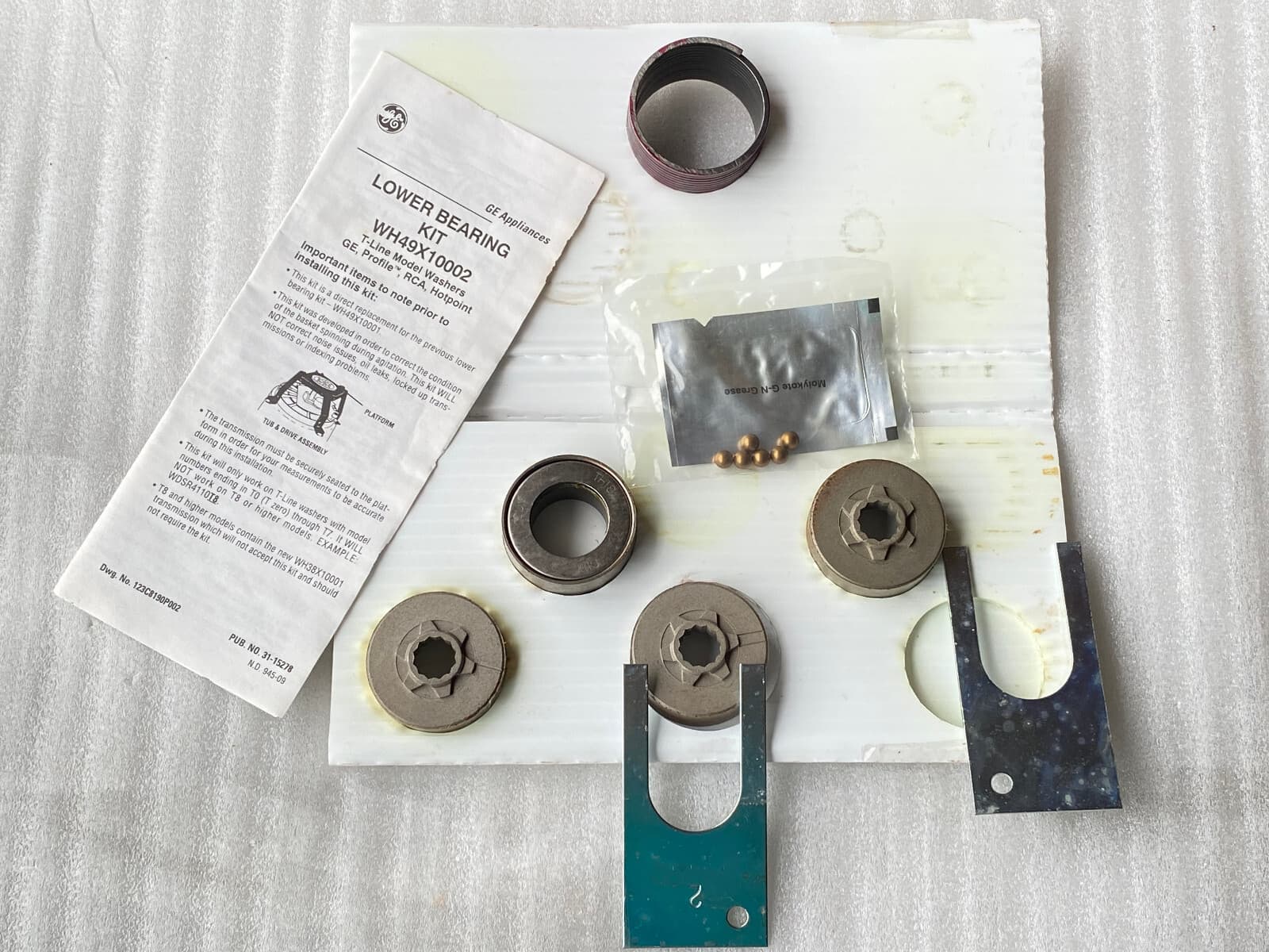 WH49X10002 Genuine GE Bearing KIT2 — thumbnail 2