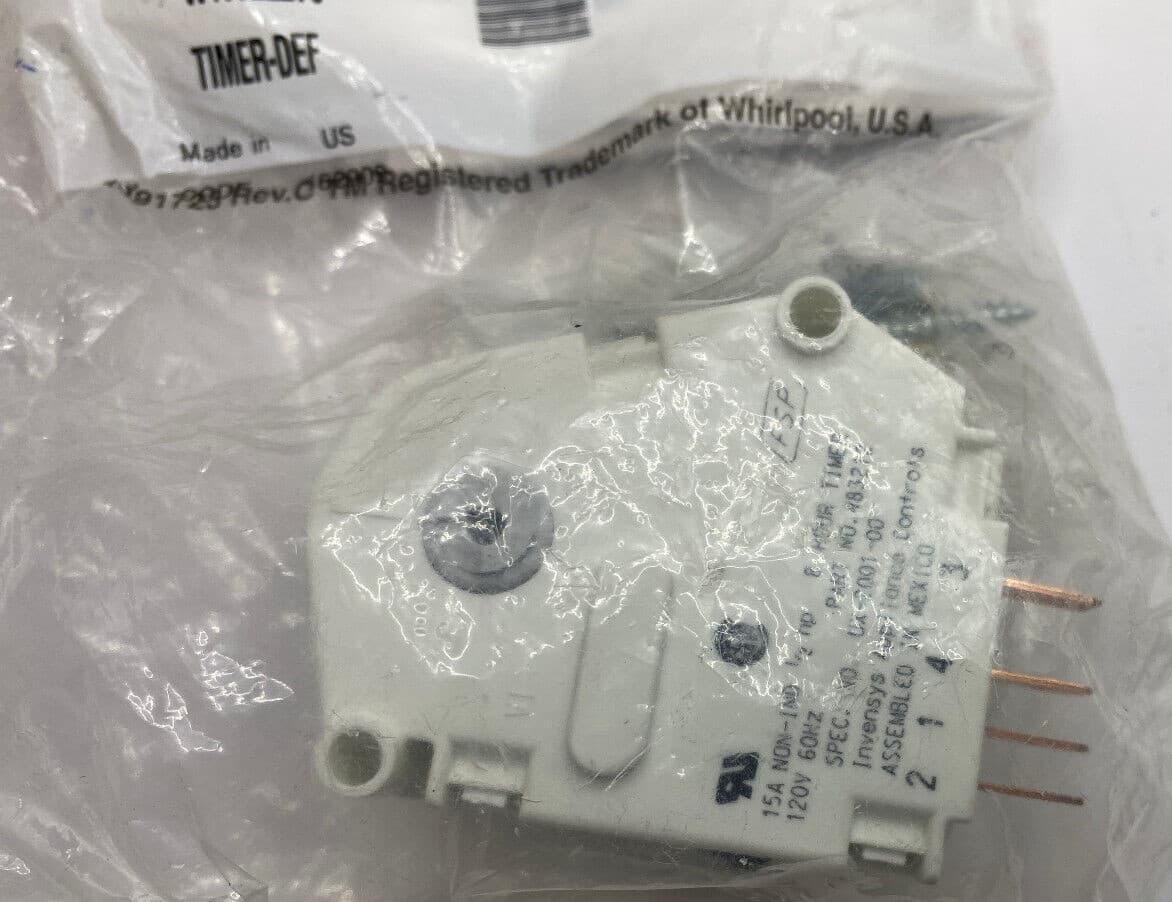 New Genuine OEM Whirlpool Refrigerator Defrost Timer W10822278 — thumbnail 6