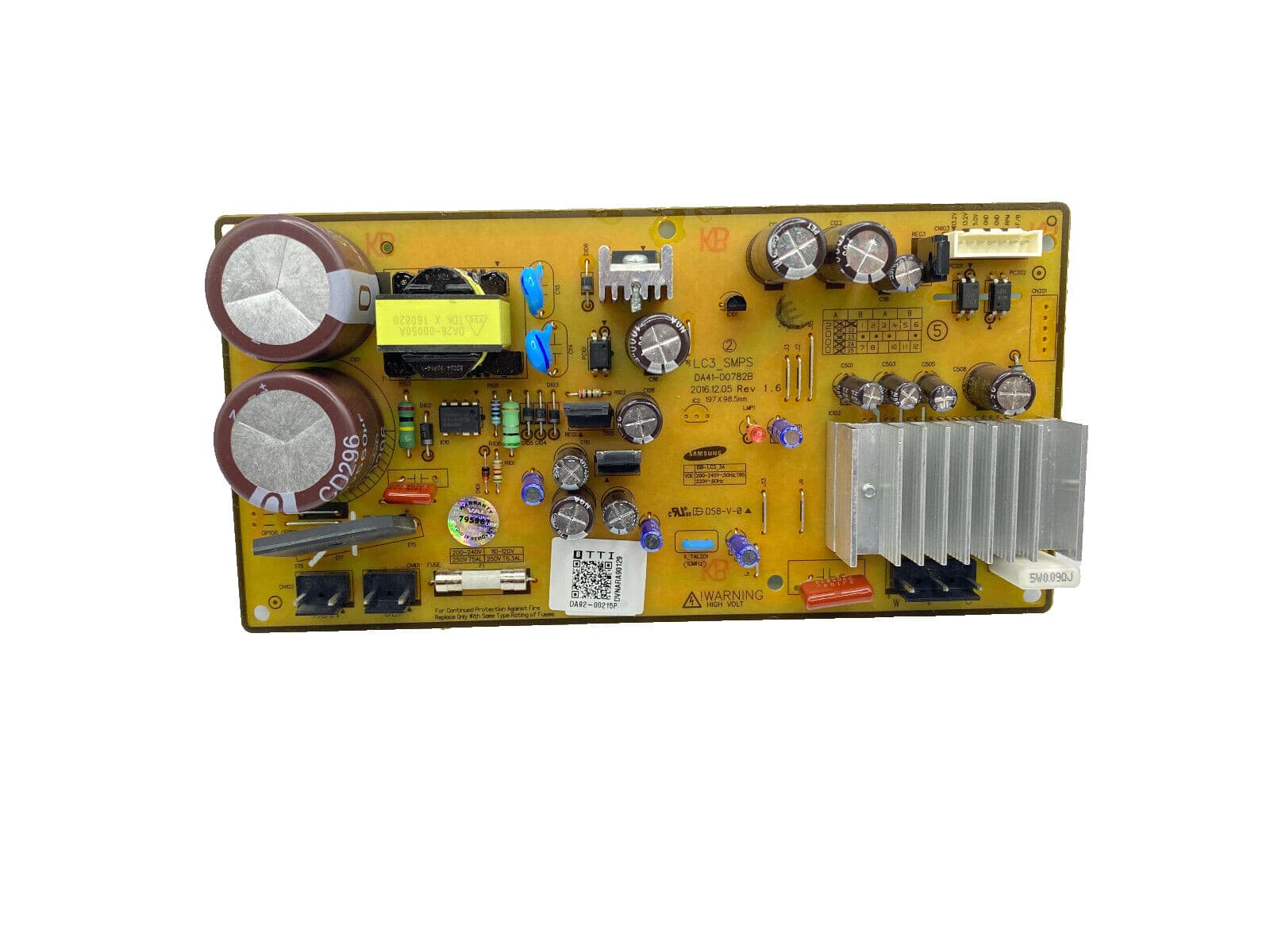 New Genuine OEM Samsung Refrigerator Power Control Board DA92-00215P