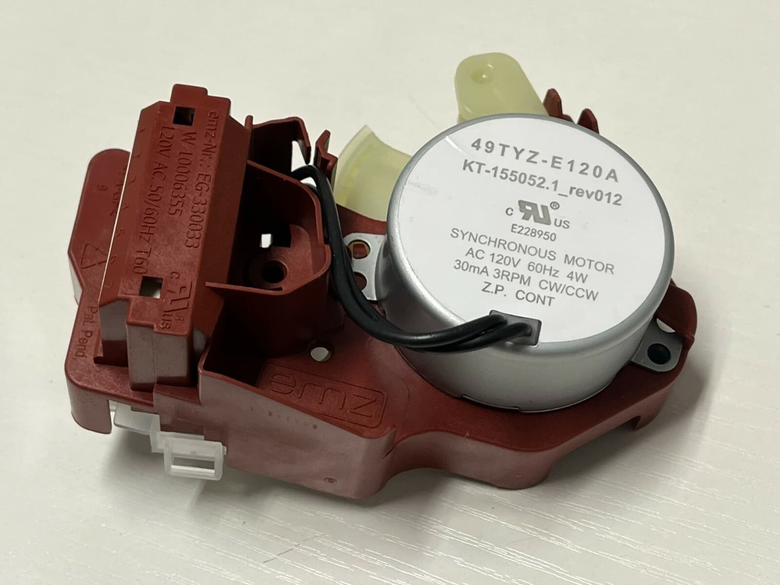 W10006355 WPW10006355 OEM  Whirlpool Washer Actuator NEW Genuine — thumbnail 4