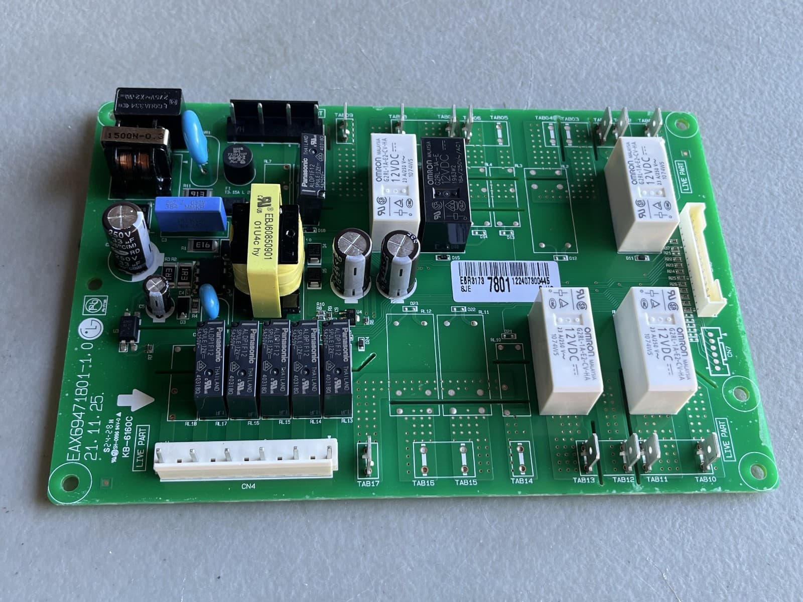 NEW Genuine OEM LG Electric Range Power Control Board LSEL6331F/00 EBR31737801 — thumbnail 6