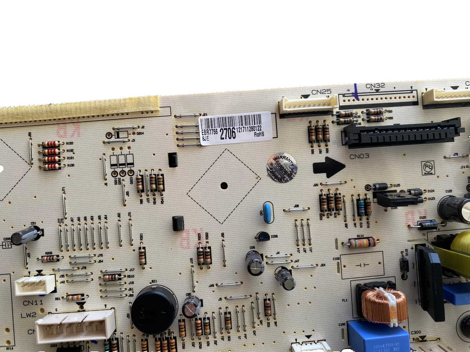 EBR77562706 OEM LG Range Main Control Board Assembly New Genuine — thumbnail 3