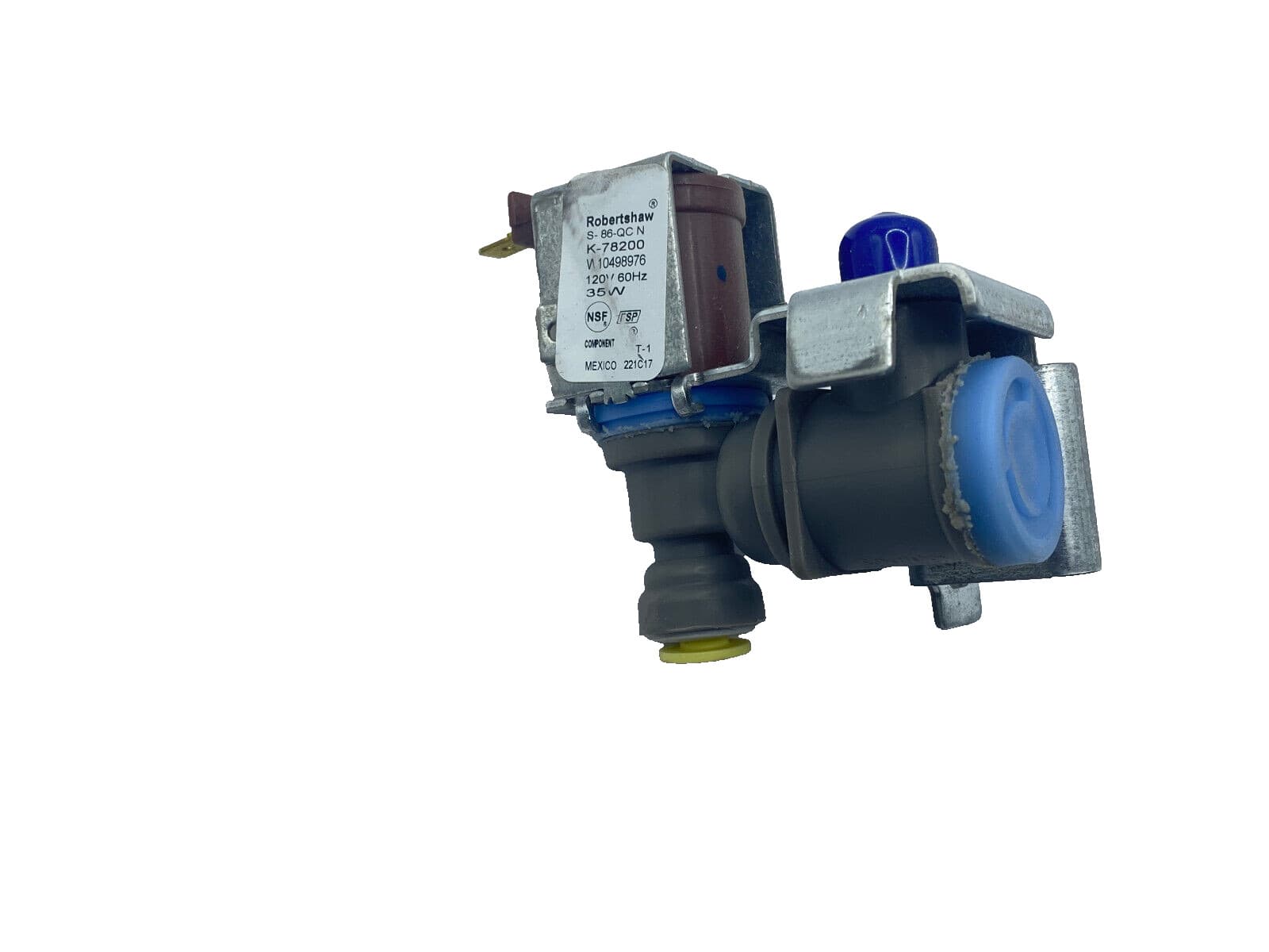 WPW10498976  W10498976  Genuine Whirlpool Refrigerator Water Inlet Valve