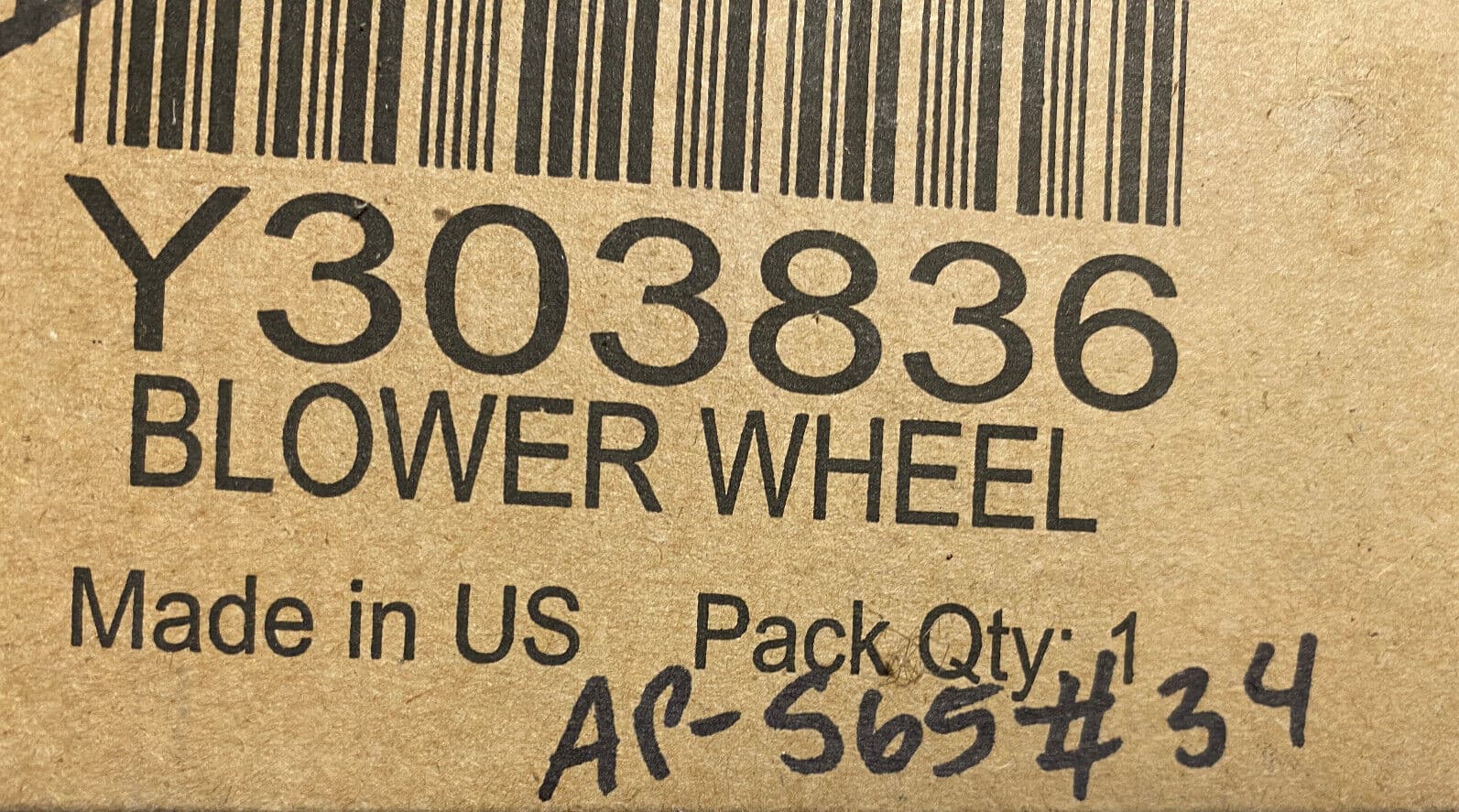 NEW  Genuine MAYTAG , Whirlpool Blower Wheel Assembly Y303836 (303836) — thumbnail 15