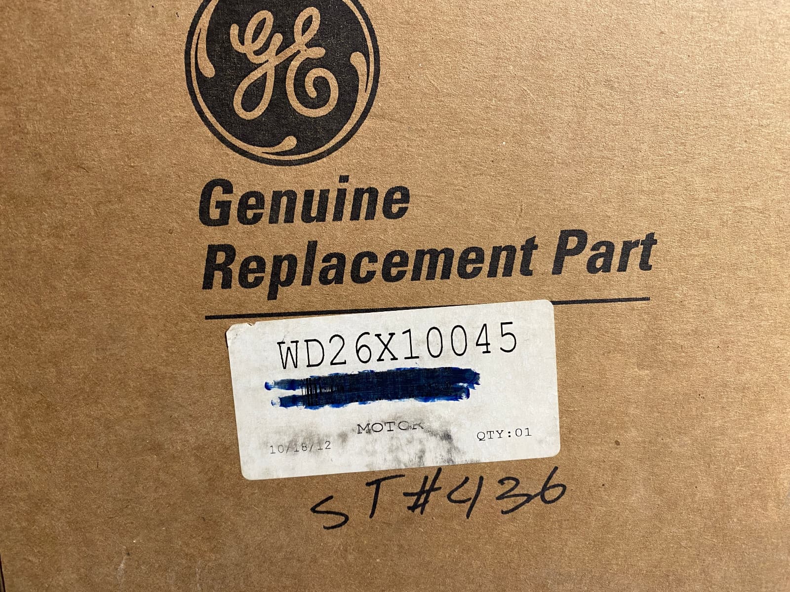 New Genuine OEM GE Dishwasher Circulation Pump and Motor Assembly WD26X10045 — thumbnail 5